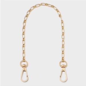 👑 A NEW DAY NWT Gold Chain Accessory Wristlet Phone Strap